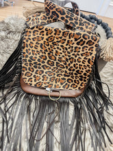 Leopard Hair On Crossbody Bag