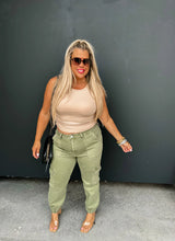 Quinn Cargo Joggers {Olive}