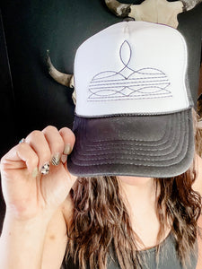 Boot Stitch Trucker Hats {Multiple Colors}