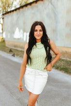 My Lady Lace Tank {Lime}