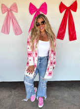 Checkered Bows Cloud Cardigan