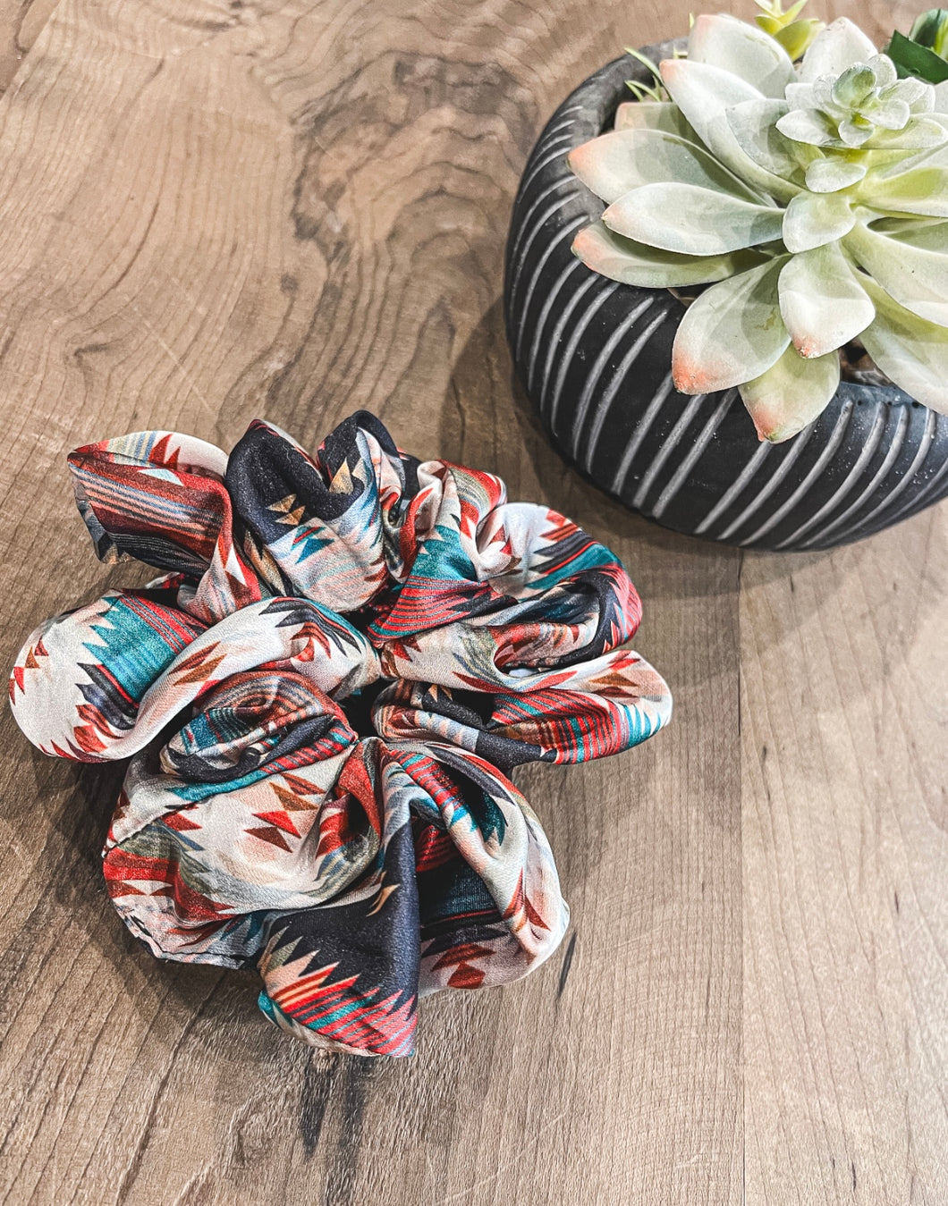 Southern Roots Aztec Scrunchie