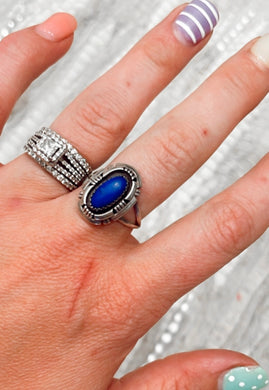 VINTAGE Native Blue Lapis Ring {Size 8.25}