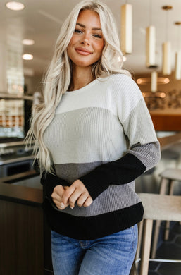 The Paige Sweater-Slate {Ampersand}