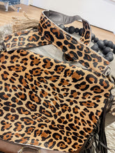 Leopard Hair On Crossbody Bag