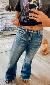 Rebel Tummy Control Flare Jeans