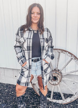 Black & White Plaid Jacket