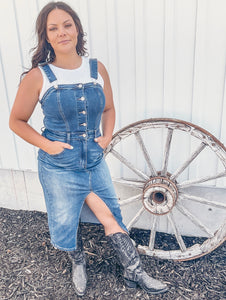 Frankie Overall Denim Dress