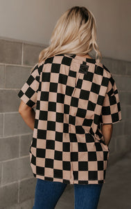 Checkmate Boyfriend Tee {Ampersand}