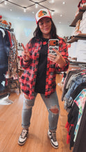 The Juniper Plaid Button Up {Red}