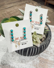 Genuine Stone Drop Earrings