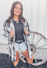 Black & White Plaid Jacket