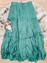 (The Sheridan Maxi Skirt {Green}