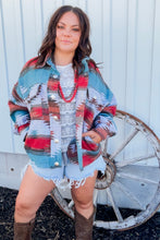 Covelo Aztec Jacket {Red}