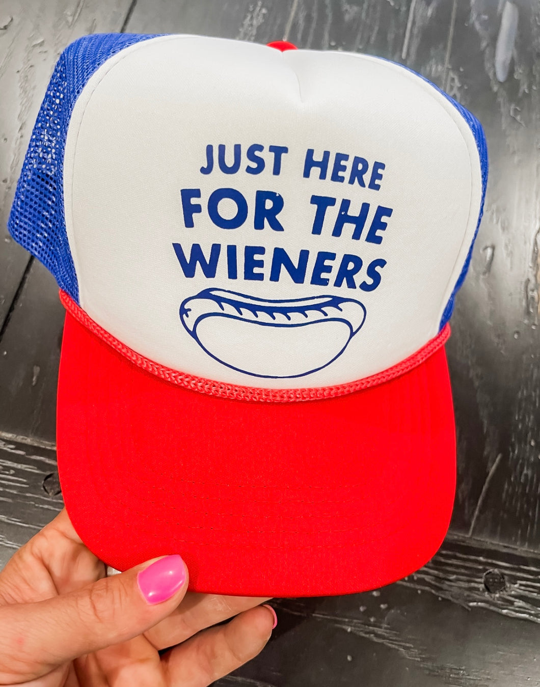 Just Here Trucker Hat