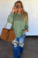 Golden Bit Pullover Sweatshirt