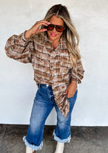 The Juniper Plaid Button Up {Brown}