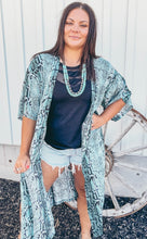 Snake Skin Duster Kimono