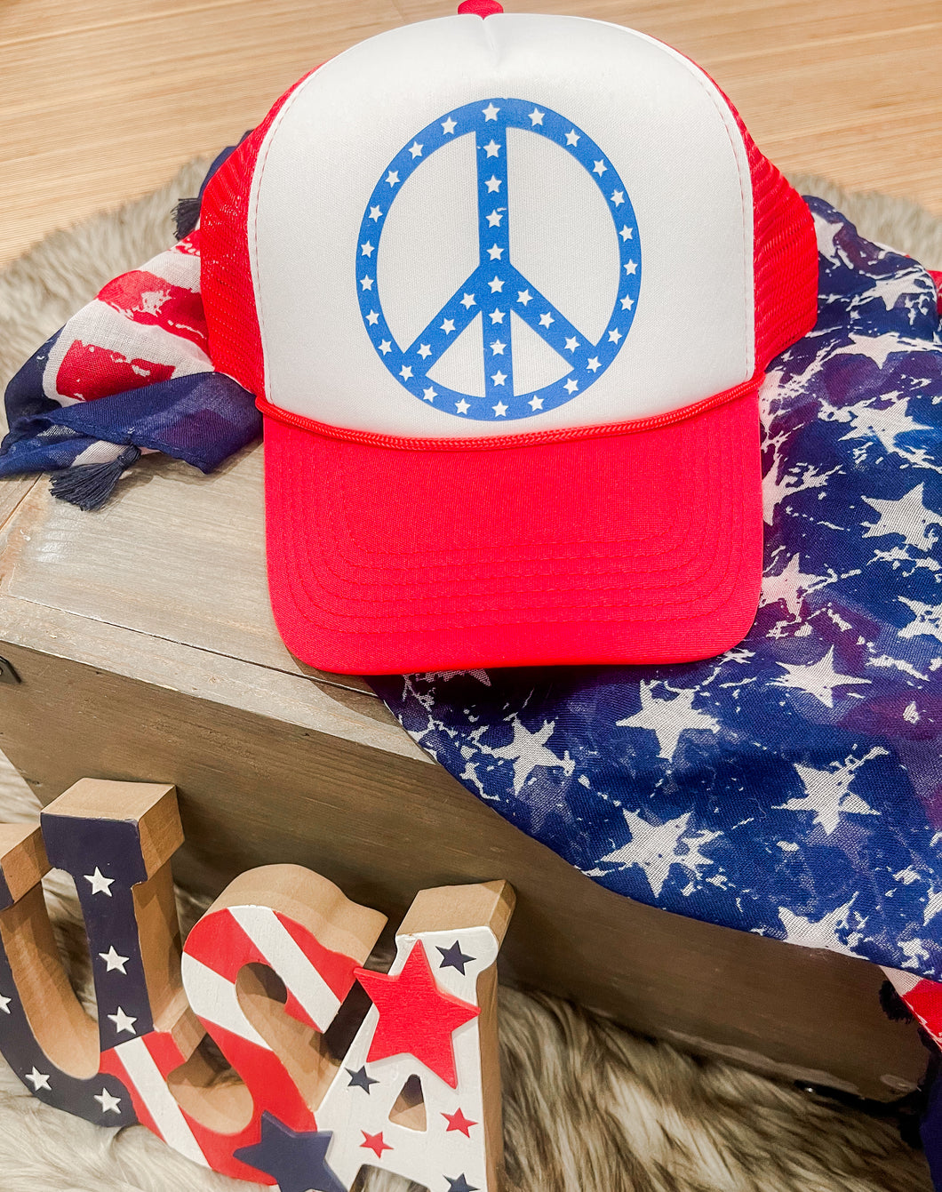 Peace In America Trucker Hat