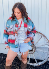 Covelo Aztec Jacket {Red}
