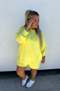 Classic Crew & Lounge Shorts {Lemon}