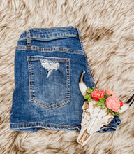Dark Wash SK Denim Shorts