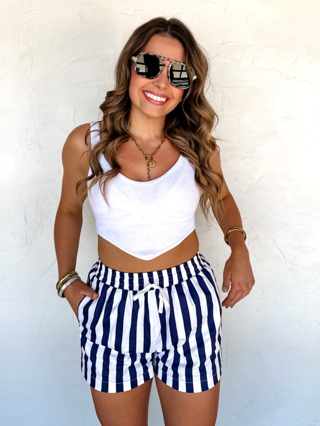 All American Babe Shorts {Navy}