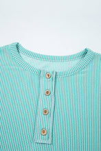 Aria Knit Colorblock Henley Top