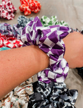 Pep Rally Checkered Scrunchies