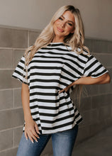 Seeing Stripes Boyfriend Tee {Ampersand}