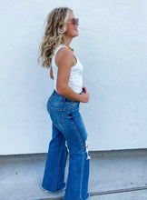 Distressed Wide Leg Jeans