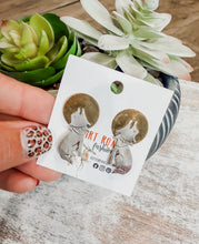 Native Wolf Stud Earrings