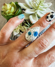 K2 Stone Teardrop Ring {6}