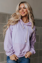 Checked Out University Hoodie-Purple {Ampersand}