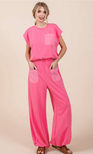 Razzle Dazzle Top & Pants {Pink}