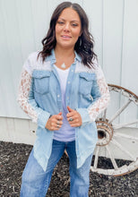 Lovin’ Lace Denim Top