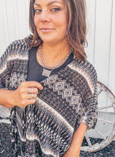 Long Live Aztec Kimono {Black}