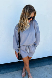 Classic Crew & Lounge Shorts {Gray}