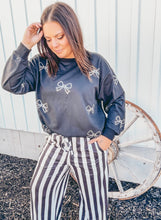 Blingin’ Bow Pullover Sweatshirt