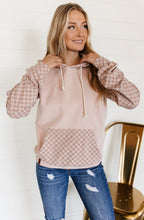 Checked Out University Hoodie-Pink {Ampersand}