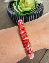 Red Spiny Stretch Bracelet