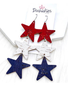 Vintage Star Drop Earrings