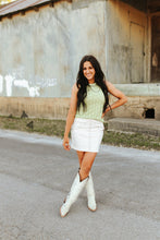 My Lady Lace Tank {Lime}