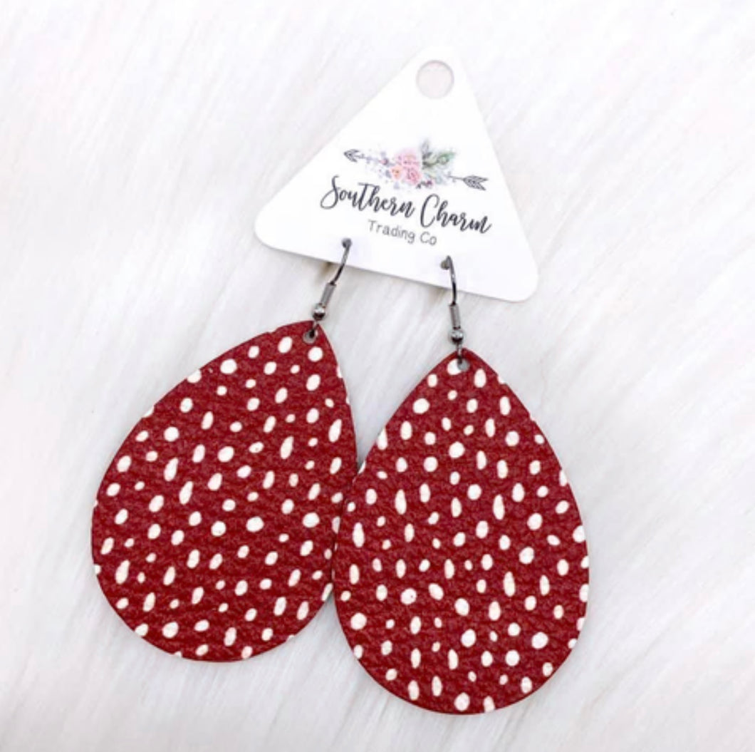 2.5” Christmas Drop Earrings