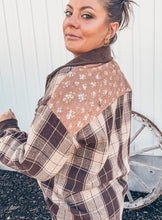 The Scarlet Autumn Shacket {Brown}