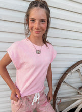 Harley Cap Sleeve Tee {Pink}