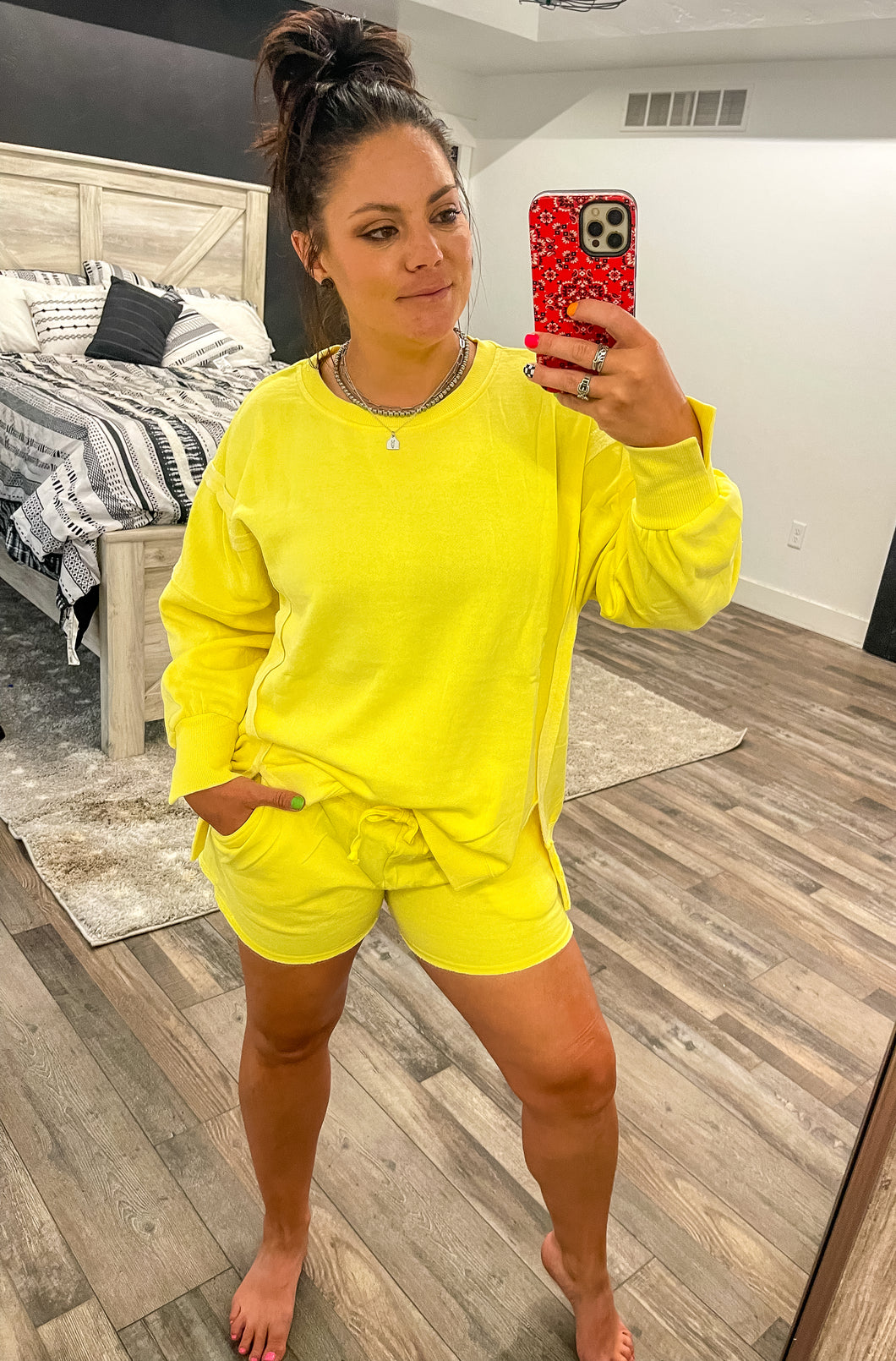 Classic Crew & Lounge Shorts {Lemon}