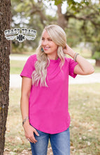 Solid Choice Tee {Magenta}