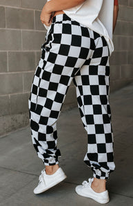 Black Jack Checkered Joggers {Ampersand}