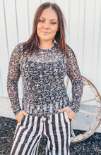 Spooky Halloween Mesh Long Sleeve